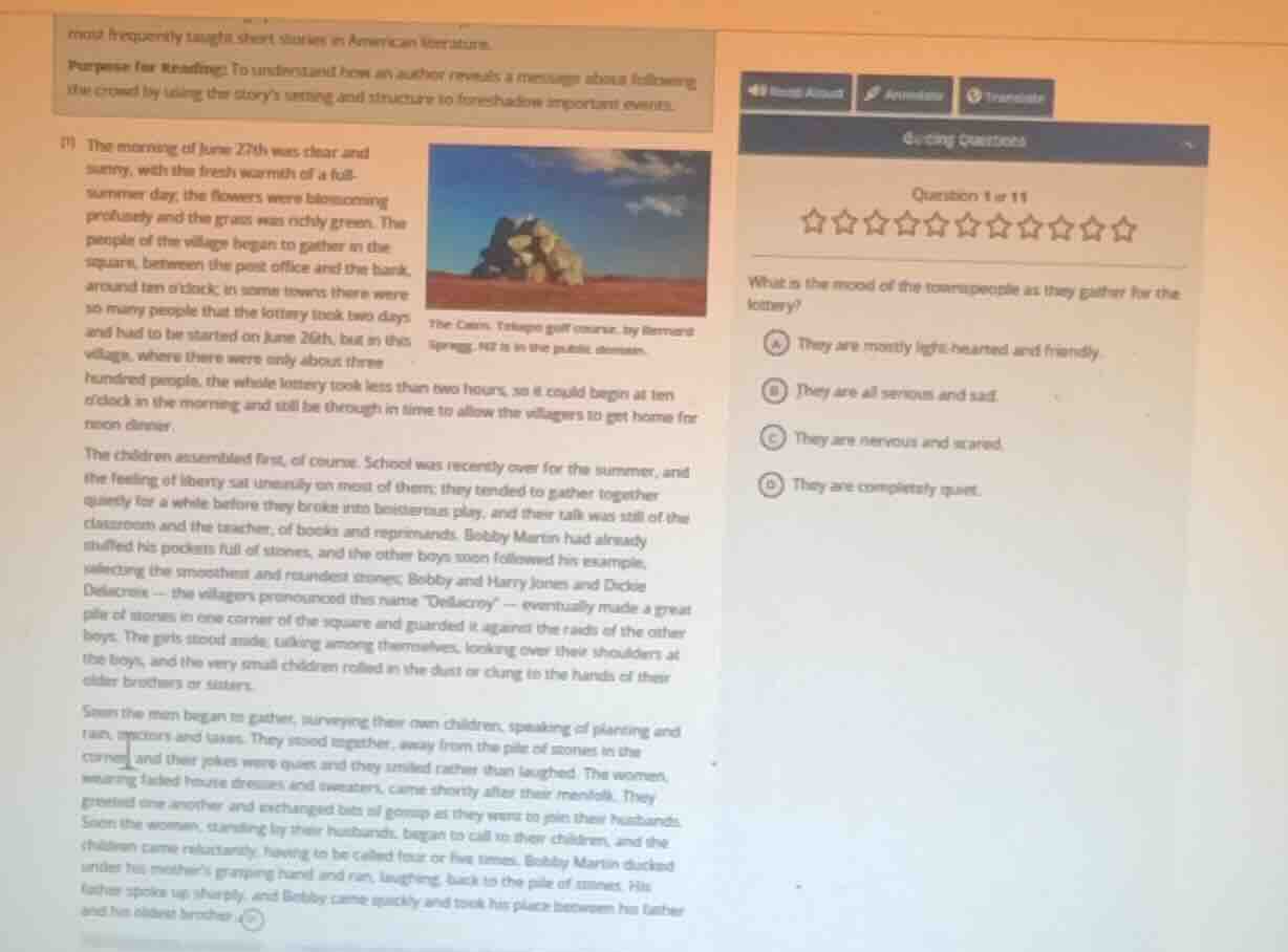 most frequently taught short stories in american literature. purpose fo…