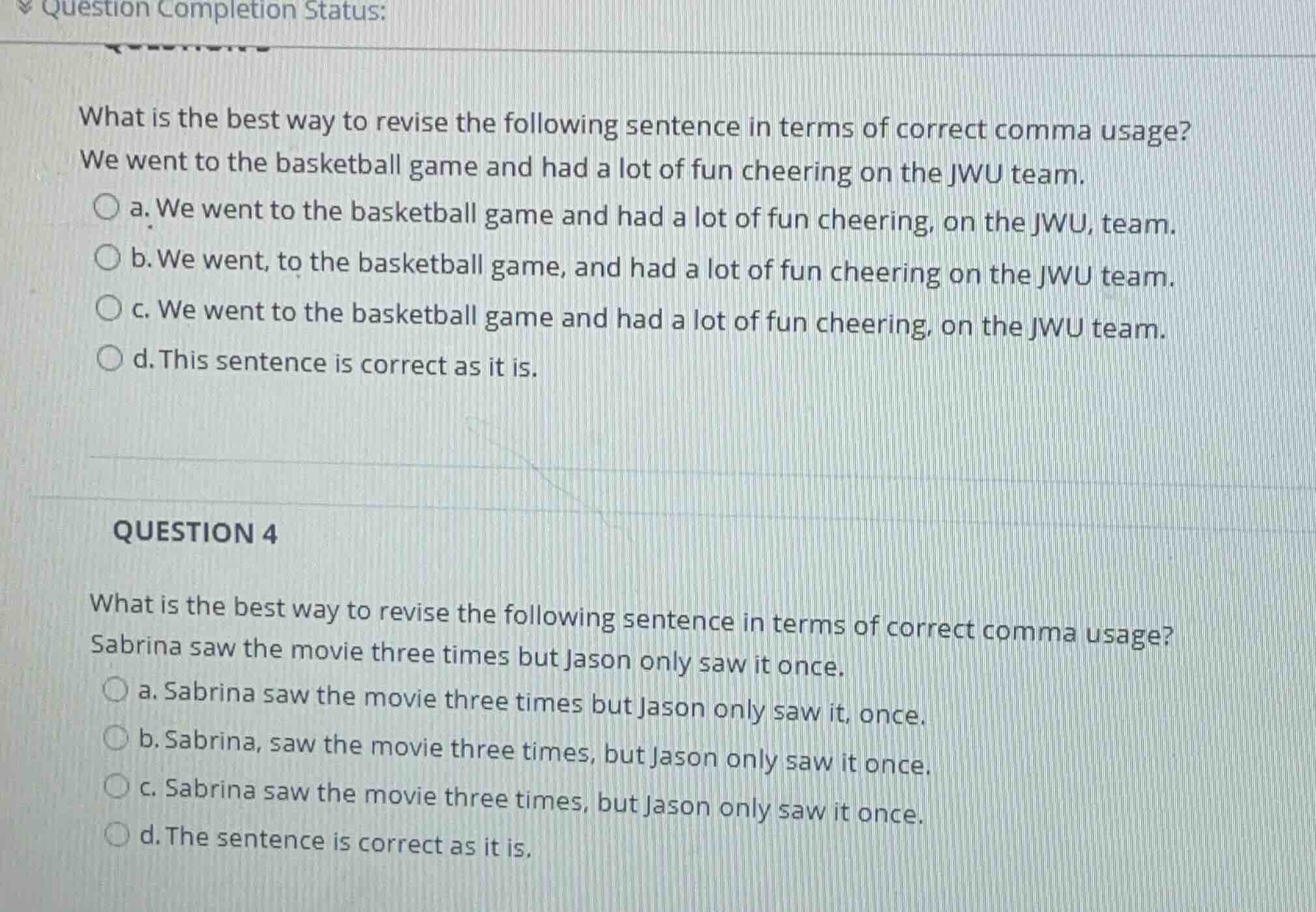 what is the best way to revise the following sentence in terms of corre…