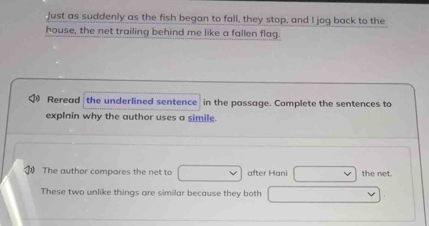 just as suddenly as the fish began to fall, they stop, and i jog back t…