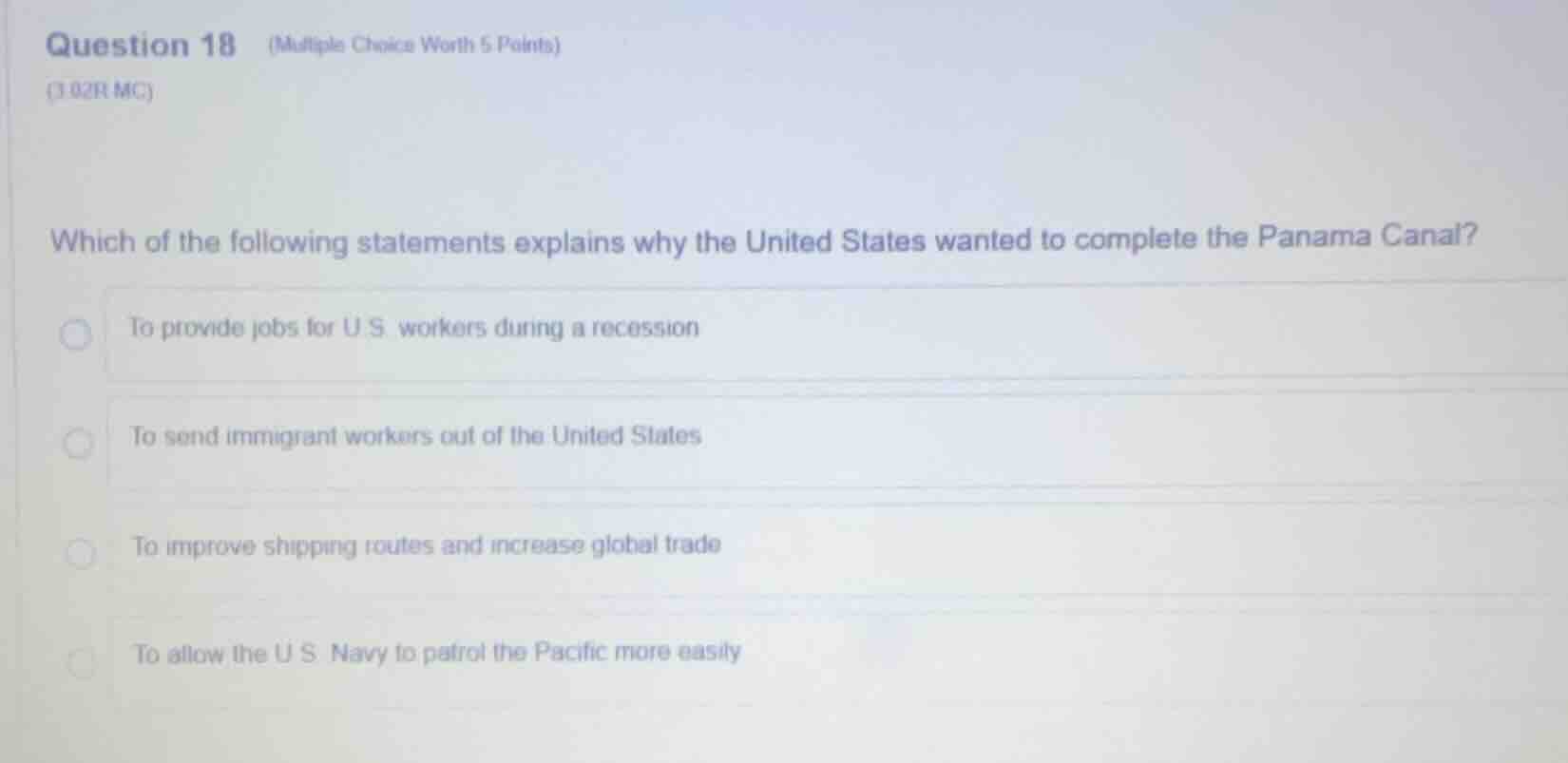 question 18 (multiple choice worth 5 points) (3.02r mc) which of the fo…