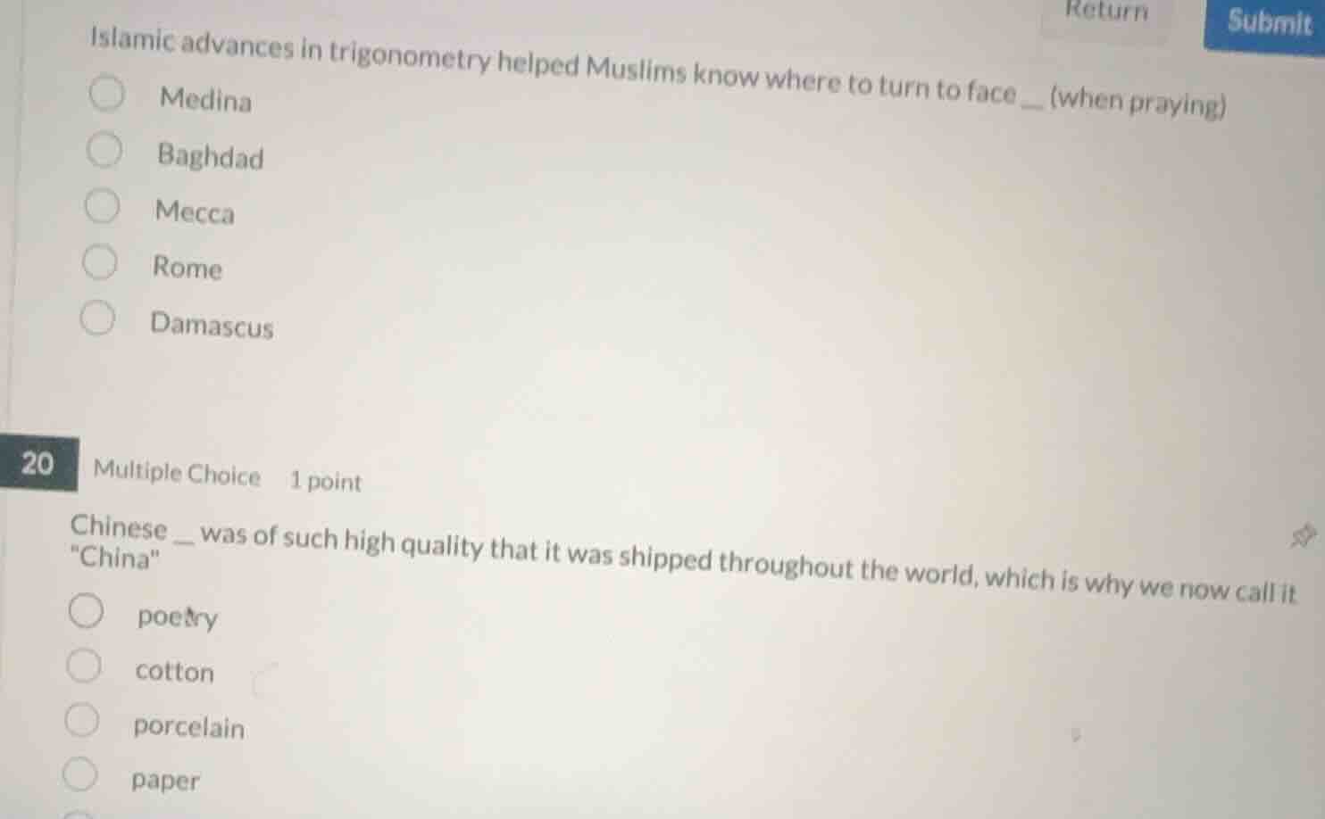 islamic advances in trigonometry helped muslims know where to turn to f…