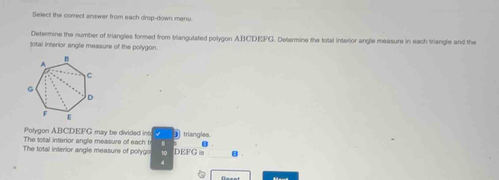 select the correct answer from each drop - down menu. determine the num…