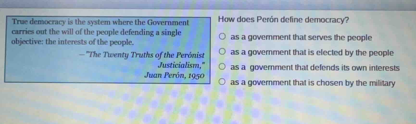 true democracy is the system where the government carries out the will …