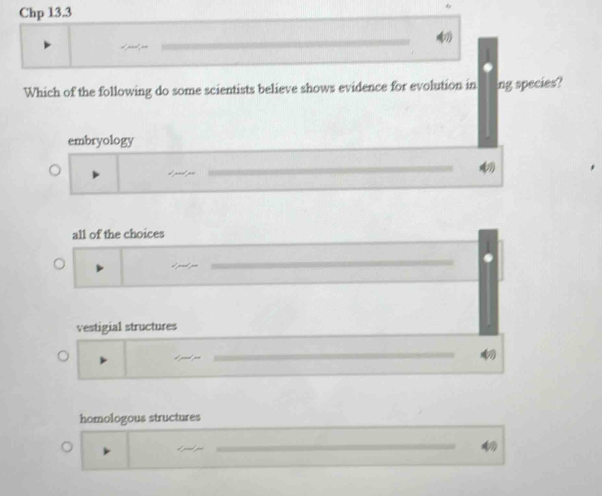 chp 13.3 which of the following do some scientists believe shows eviden…