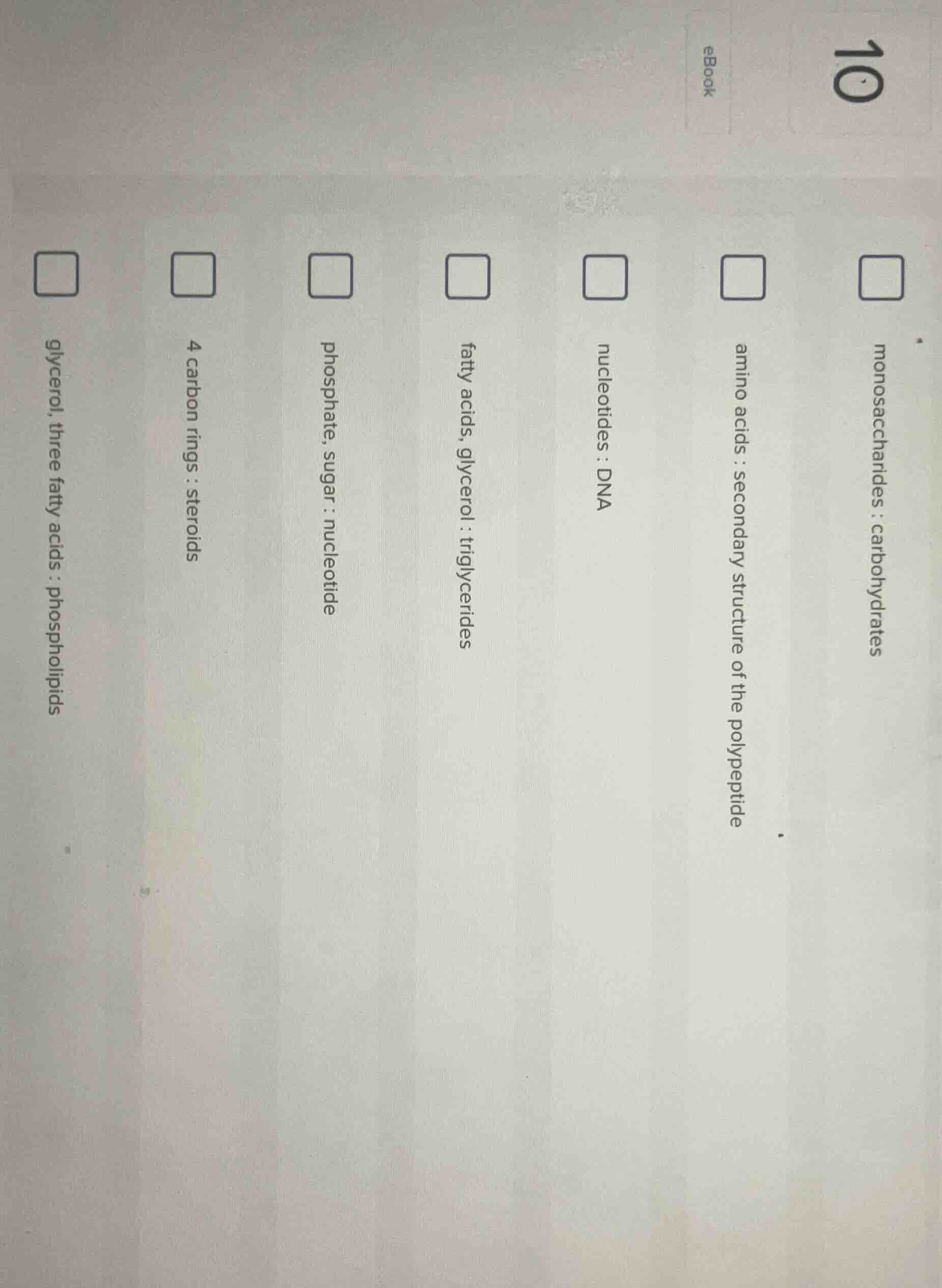 monosaccharides : carbohydratesamino acids : secondary structure of the…