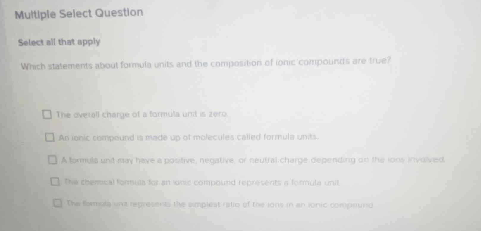 multiple select question select all that apply which statements about f…