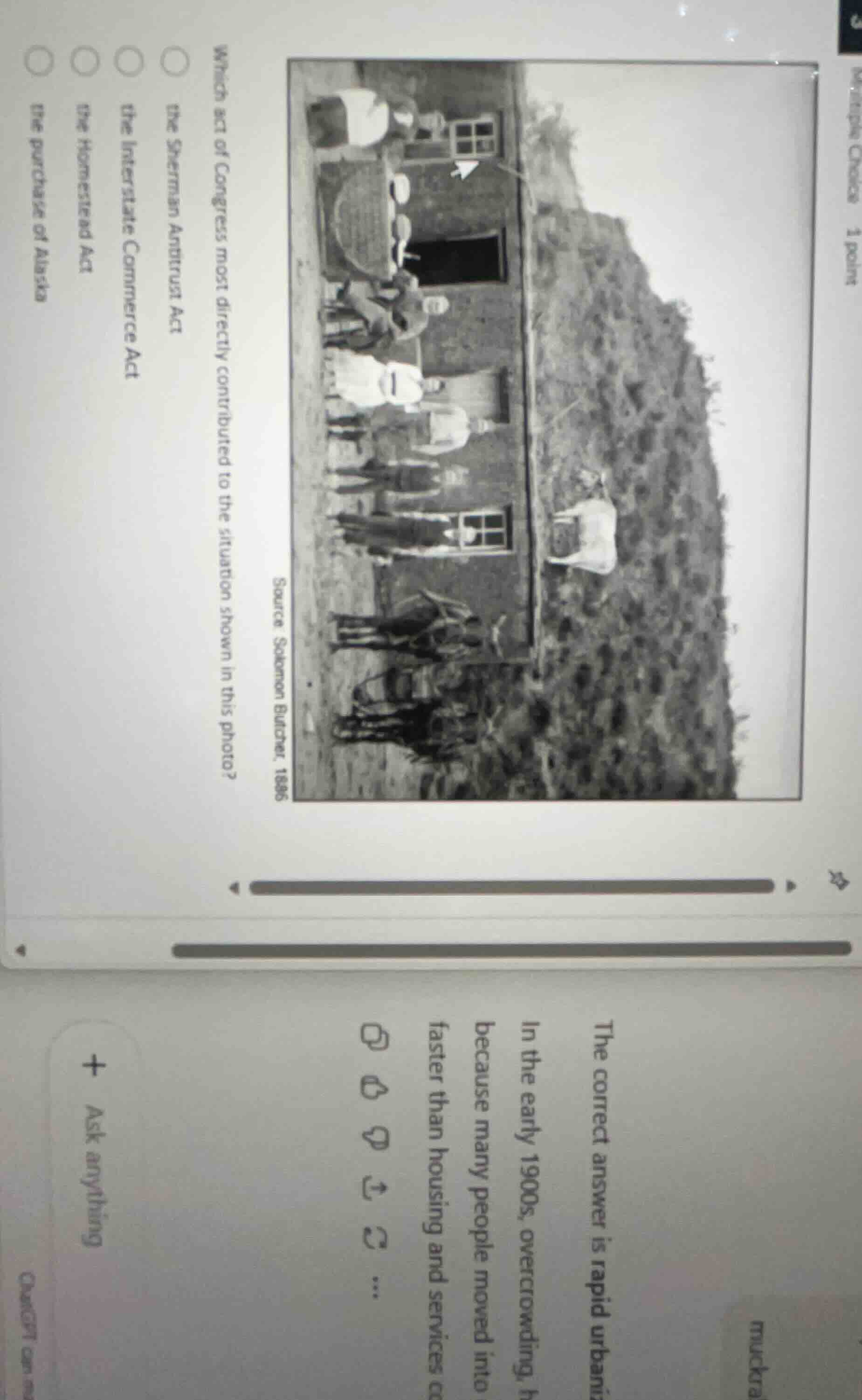 which act of congress most directly contributed to the situation shown …