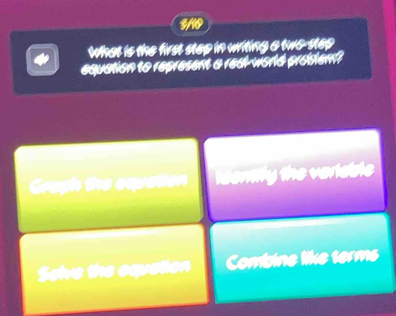 what is the first step in writing a two - step equation to represent a …