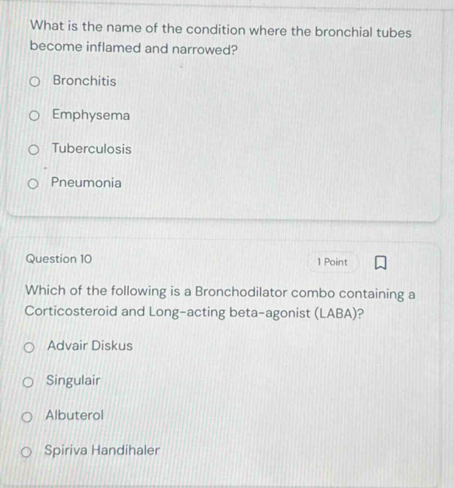 what is the name of the condition where the bronchial tubes become infl…