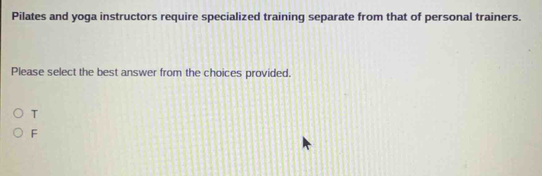 pilates and yoga instructors require specialized training separate from…