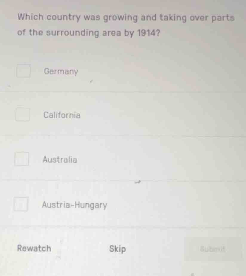 which country was growing and taking over parts of the surrounding area…