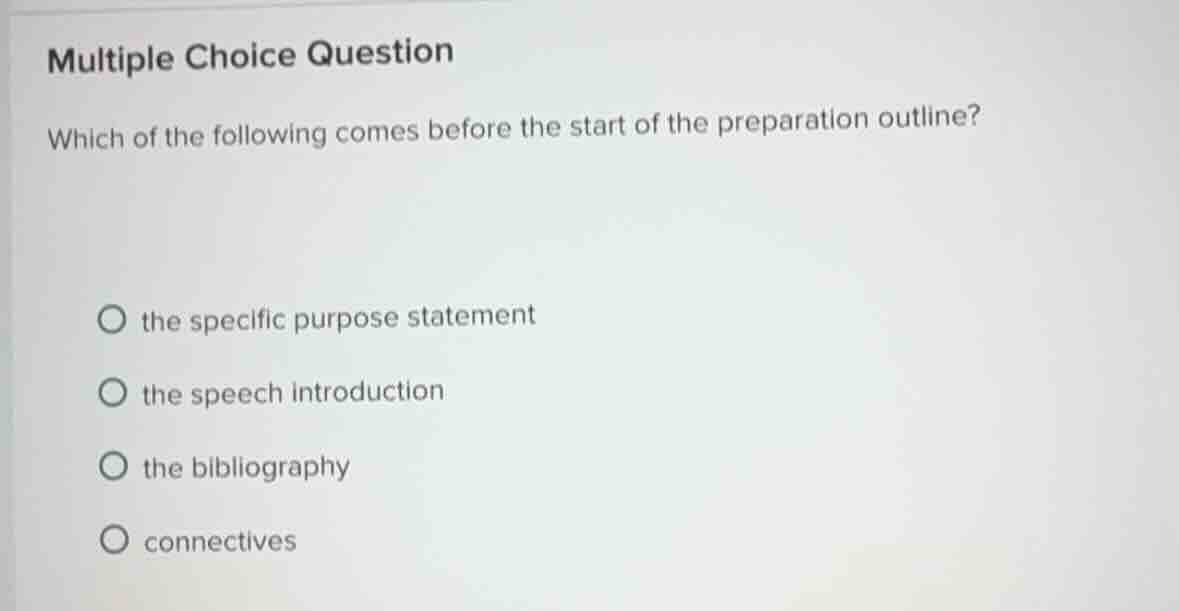multiple choice question which of the following comes before the start …