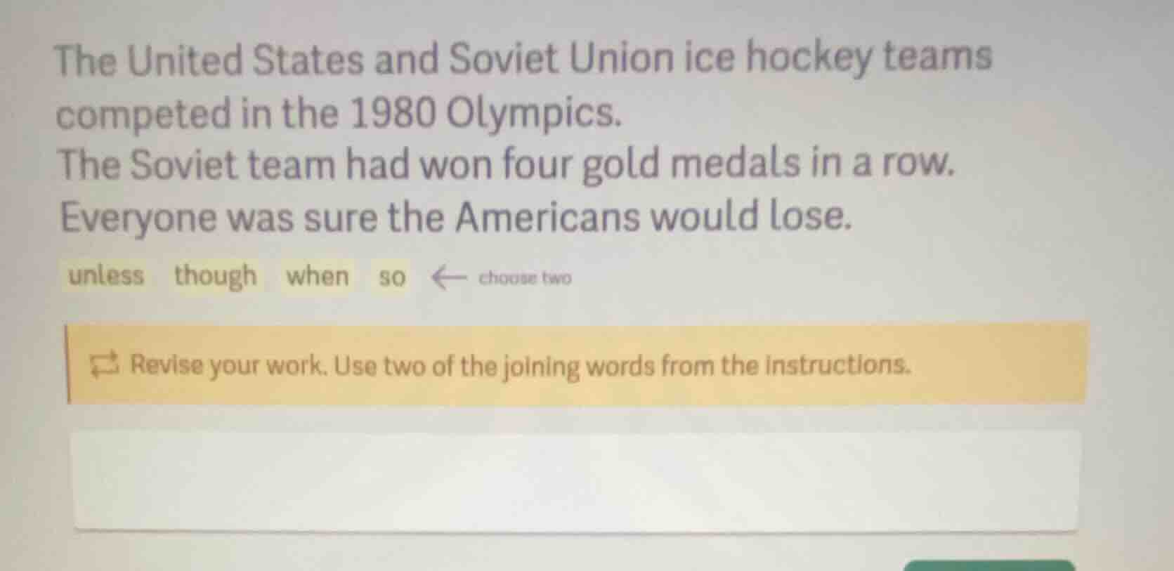 the united states and soviet union ice hockey teams competed in the 198…