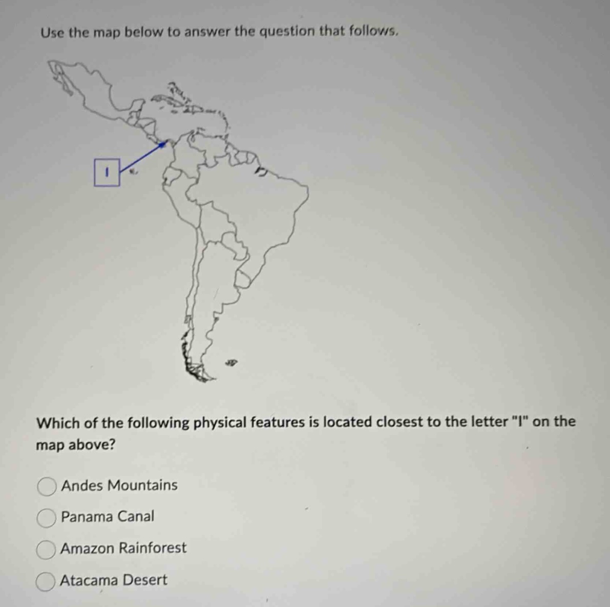use the map below to answer the question that follows. which of the fol…