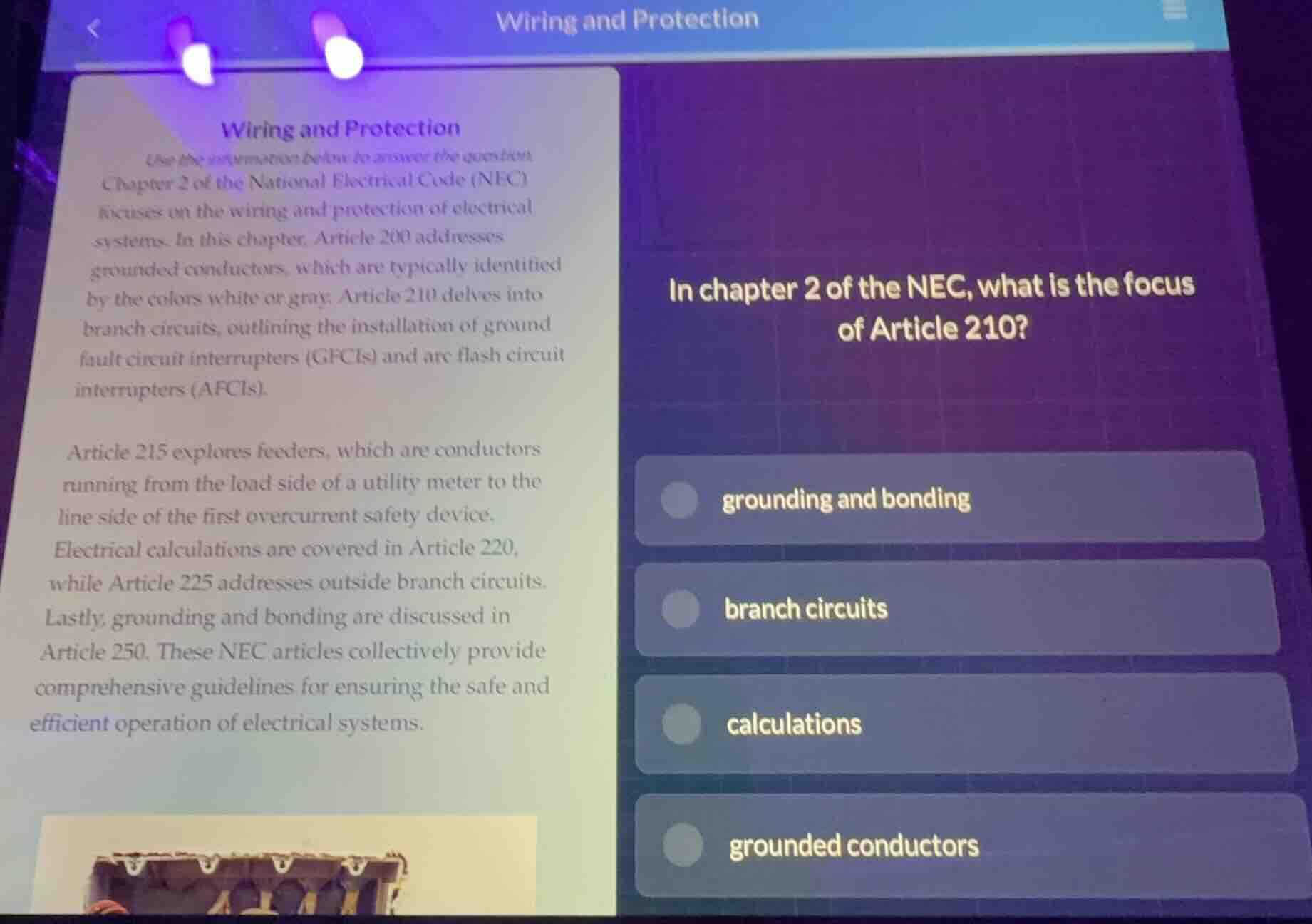 wiring and protection wiring and protection use the information below t…