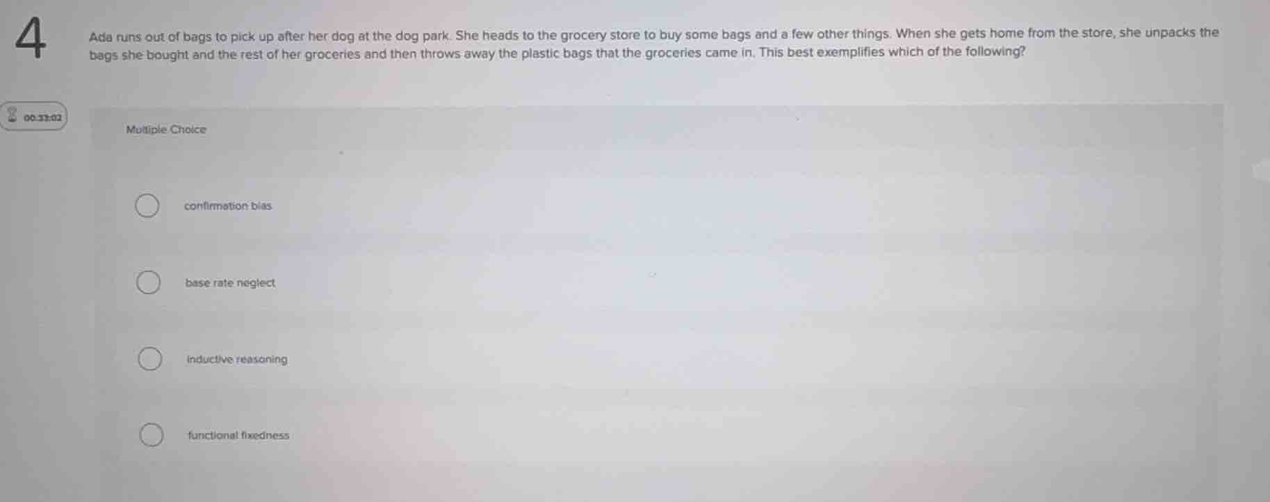 ada runs out of bags to pick up after her dog at the dog park. she head…