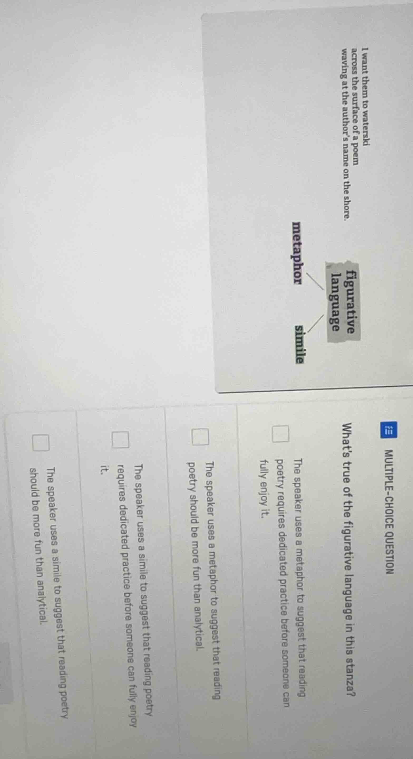 i want them to waterski across the surface of a poem waving at the auth…