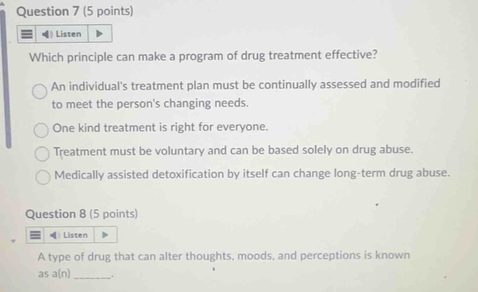 question 7 (5 points) listen which principle can make a program of drug…
