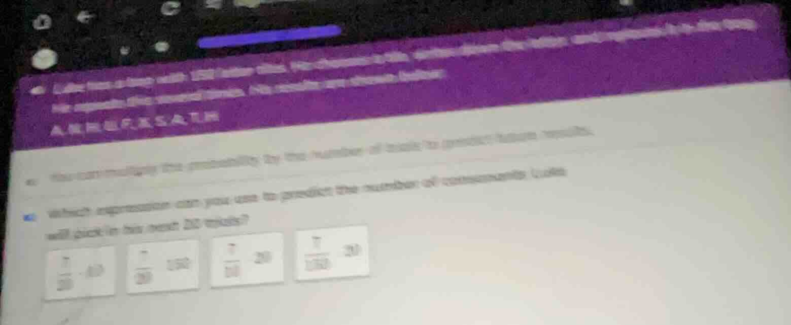 which expression can you use to predict the number of contestants (vult…