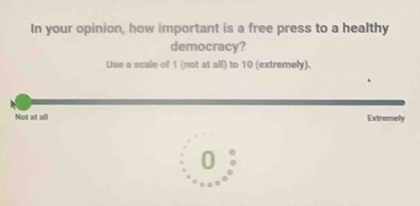 in your opinion, how important is a free press to a healthy democracy? …
