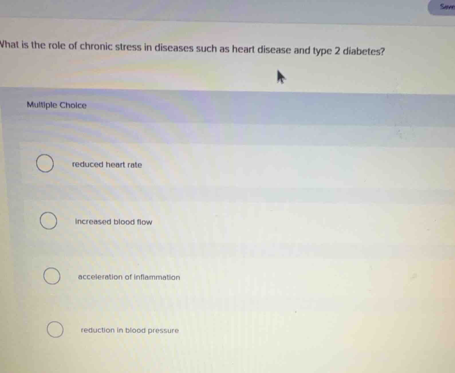 what is the role of chronic stress in diseases such as heart disease an…