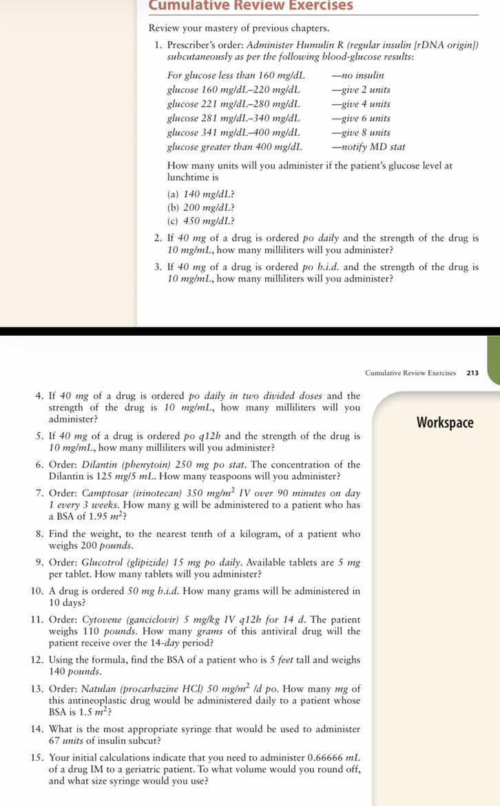 cumulative review exercises review your mastery of previous chapters. 1…