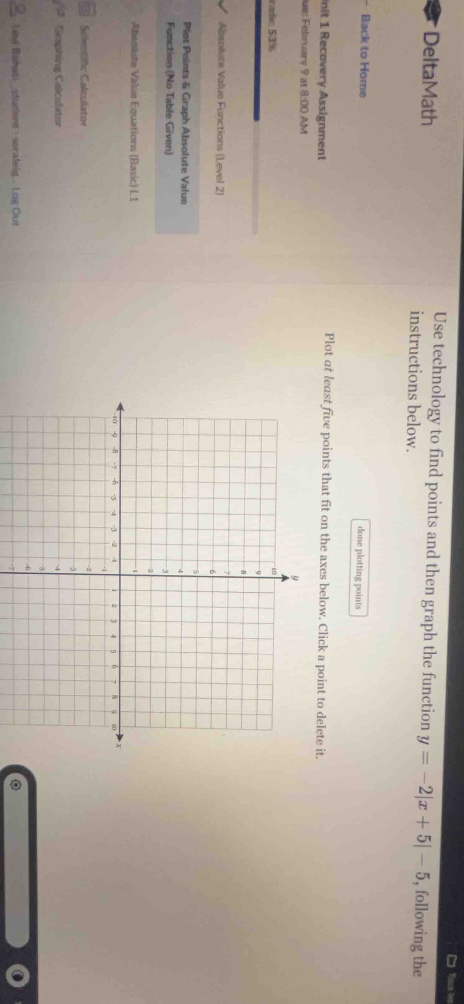deltamath back to home nlt 1 recovery assignment e: february 9 at 8:00 …