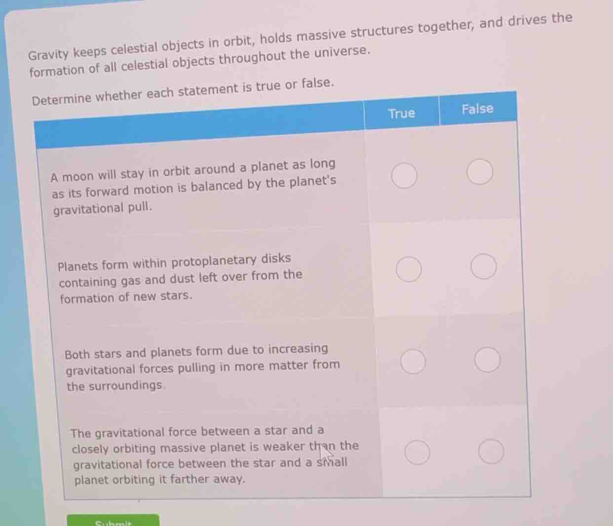 gravity keeps celestial objects in orbit, holds massive structures toge…
