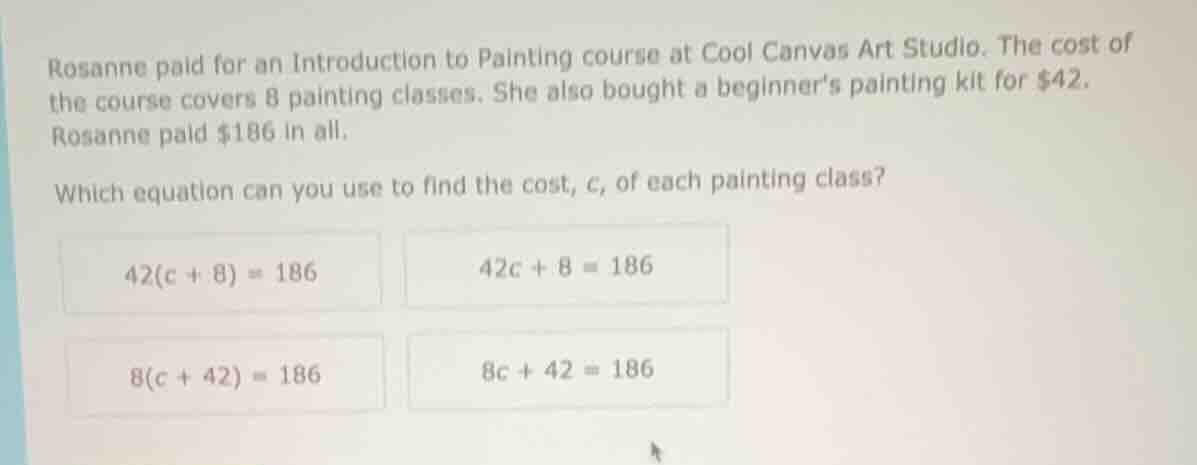 rosanne paid for an introduction to painting course at cool canvas art …