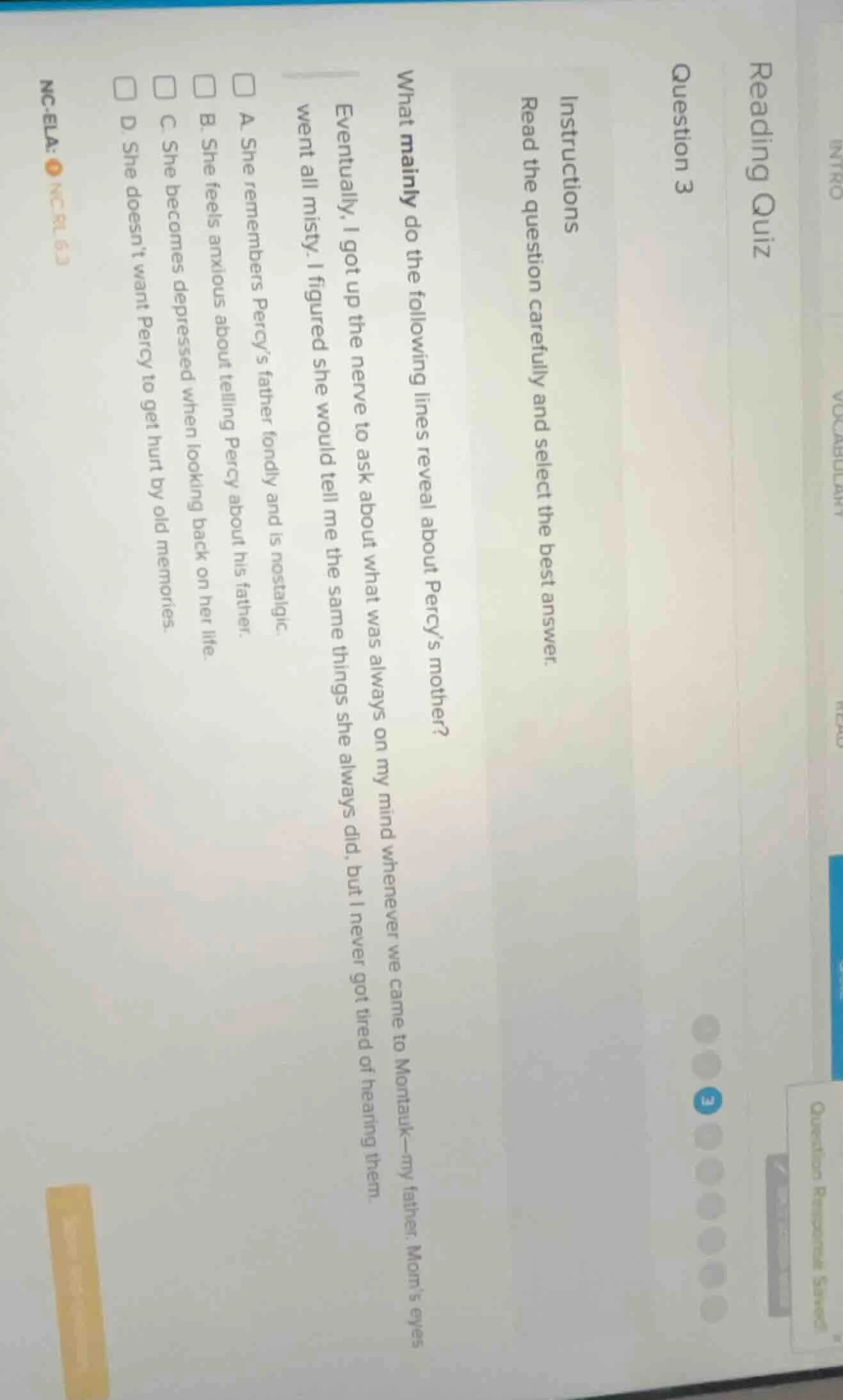 reading quiz question 3 instructions read the question carefully and se…