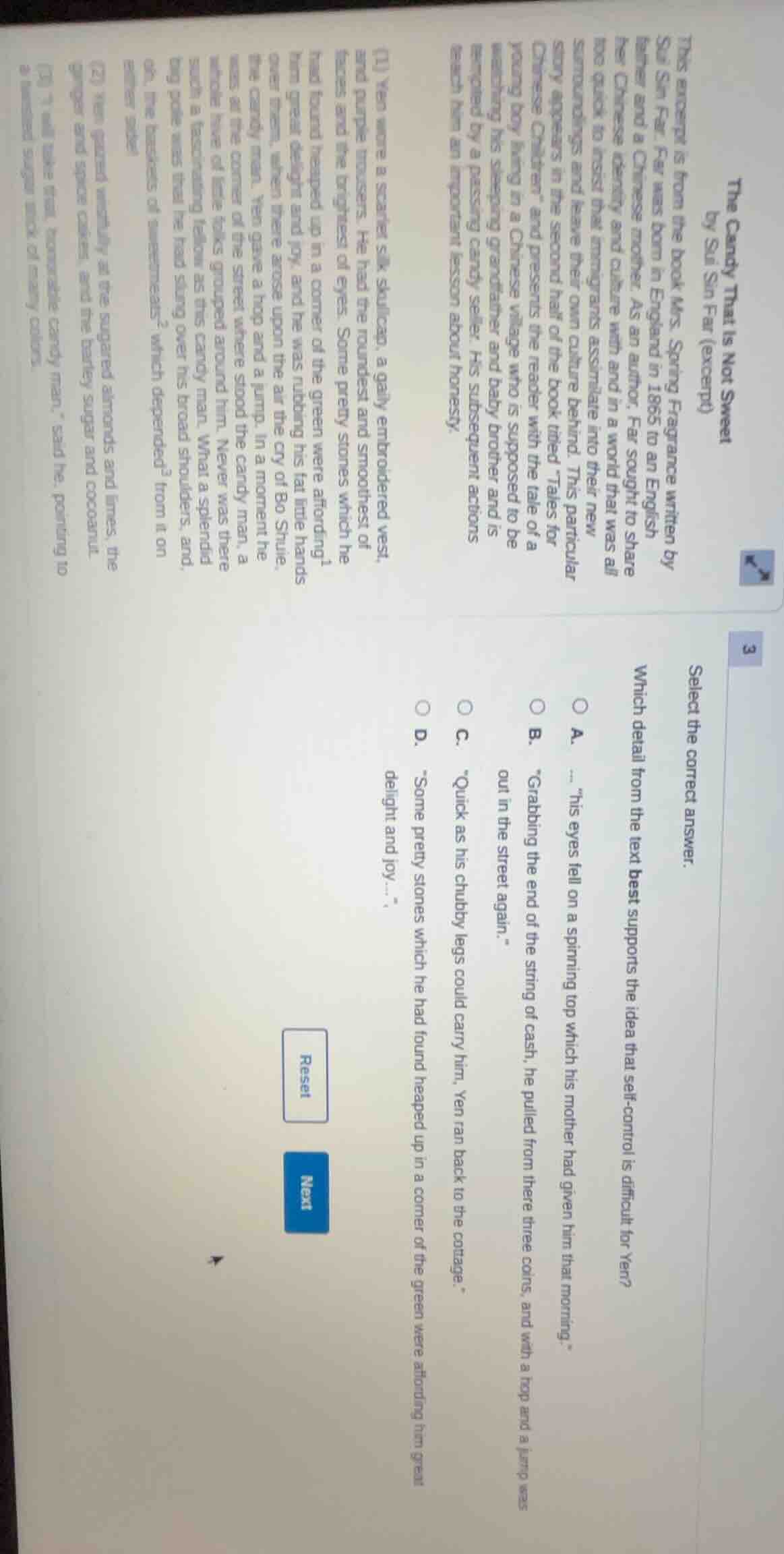 the candy that is not sweet by su sin far (excerpt) this excerpt is fro…