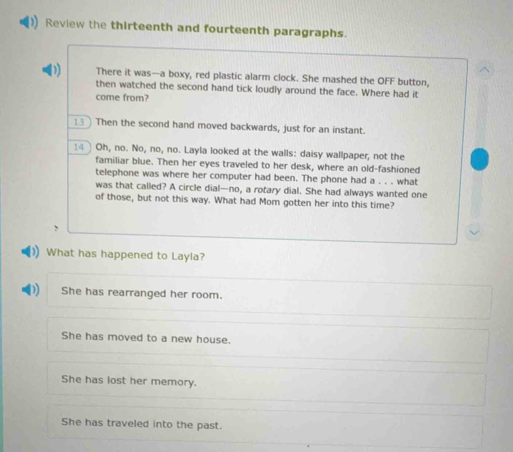 review the thirteenth and fourteenth paragraphs. there it was—a boxy, r…