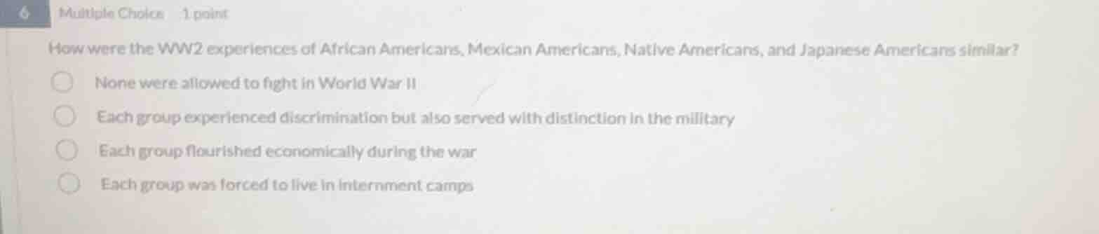 how were the ww2 experiences of african americans, mexican americans, n…