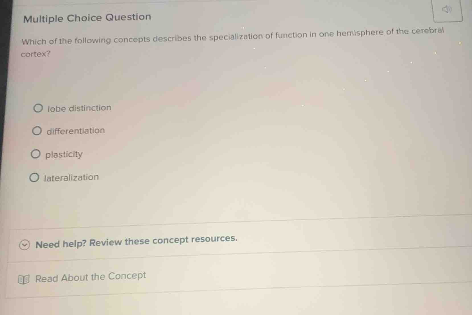 multiple choice question which of the following concepts describes the …