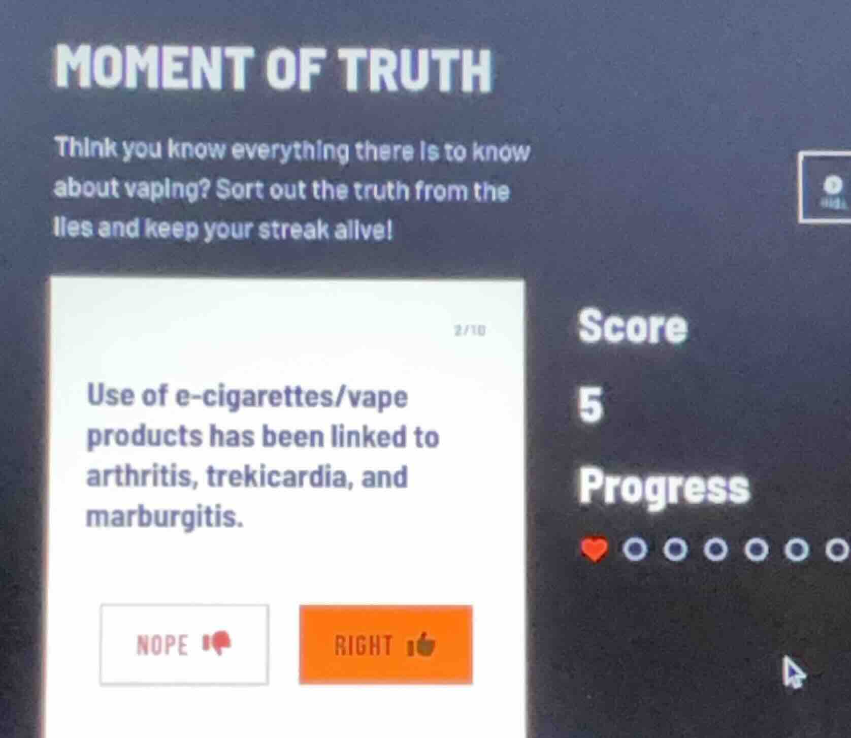 moment of truth think you know everything there is to know about vaping…