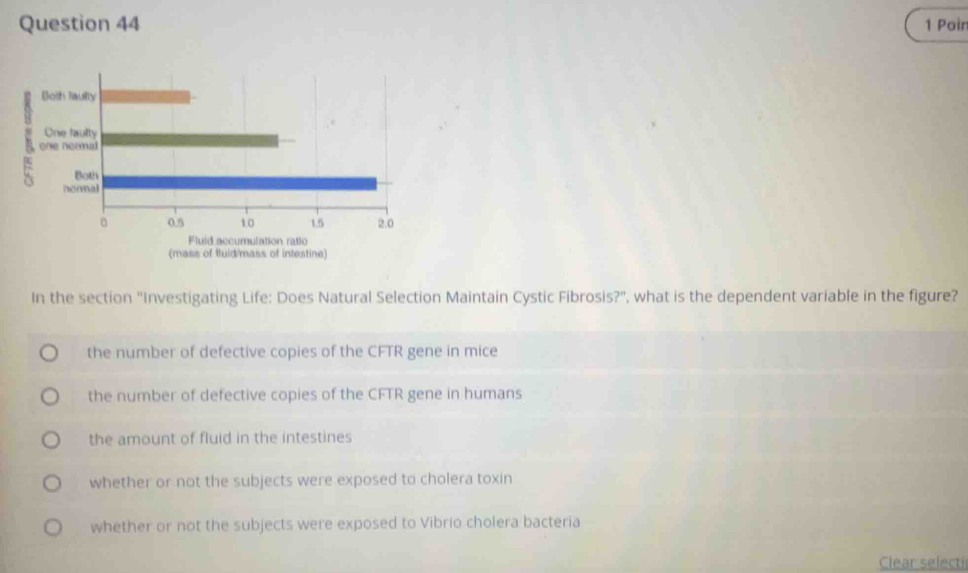 question 44 in the section \investigating life: does natural selection …