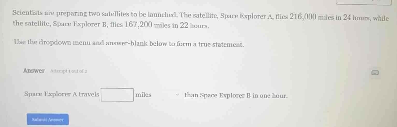 scientists are preparing two satellites to be launched. the satellite, …