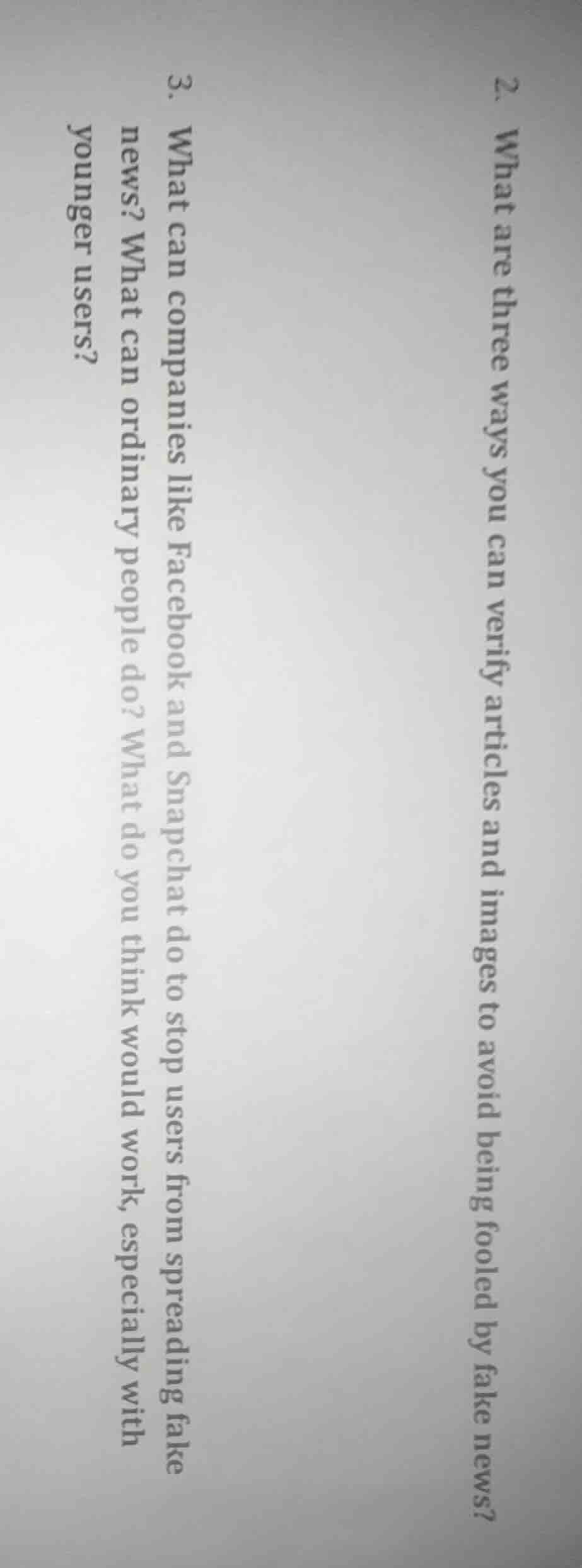 2. what are three ways you can verify articles and images to avoid bein…