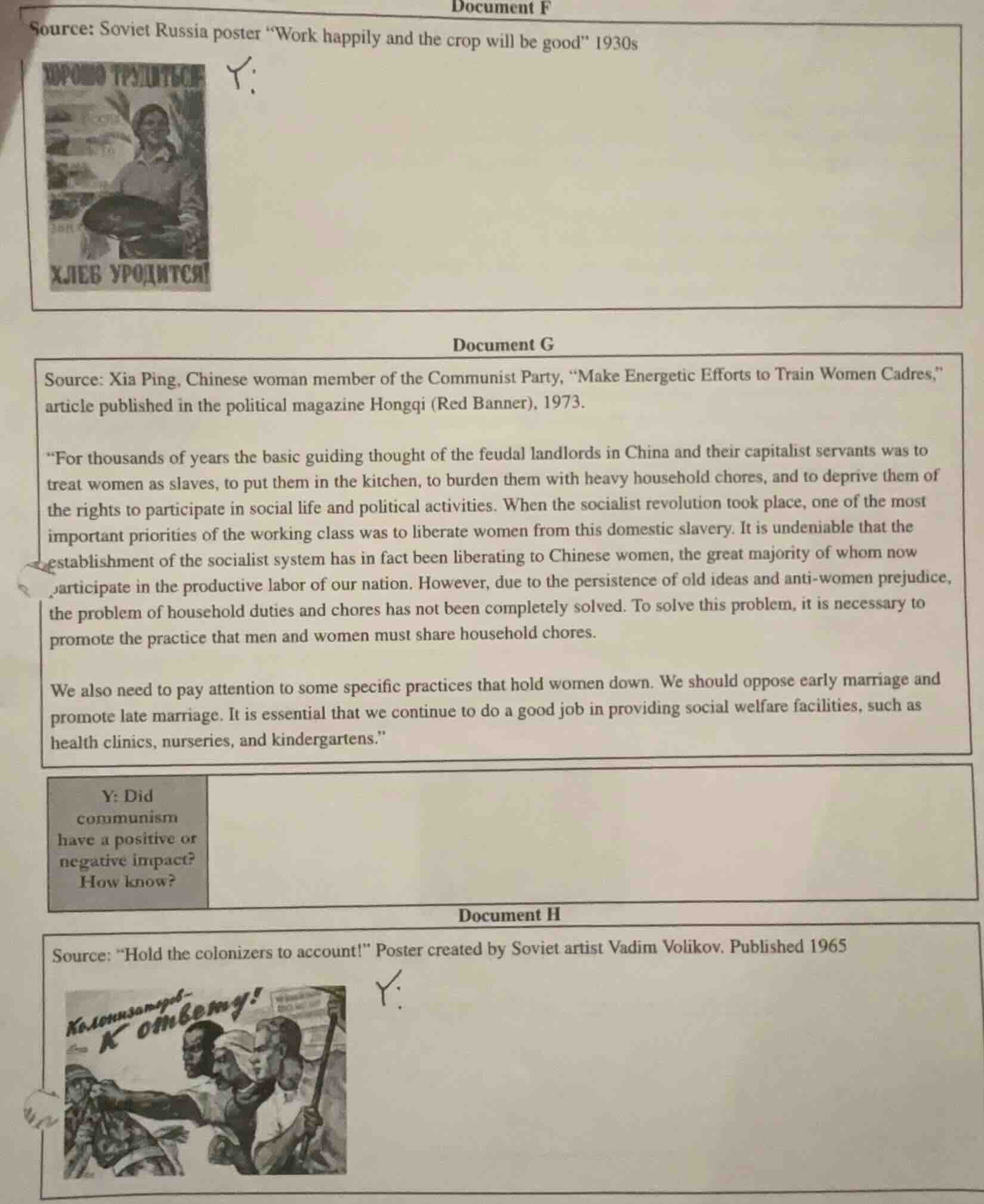 document f source: soviet russia poster \work happily and the crop will…