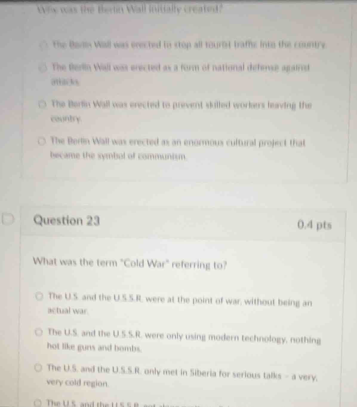 why was the berlin wall initially created? the berlin wall was erected …