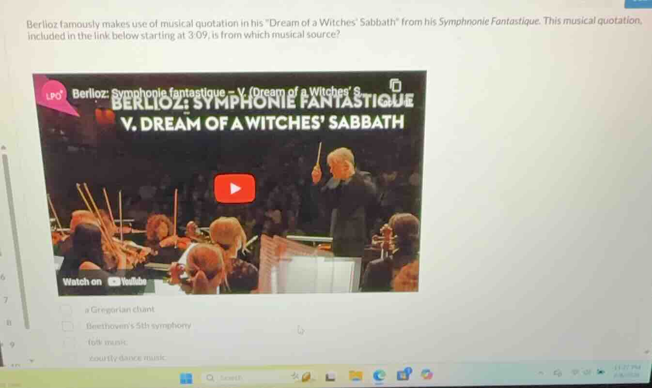 berlioz famously makes use of musical quotation in his \dream of a witc…