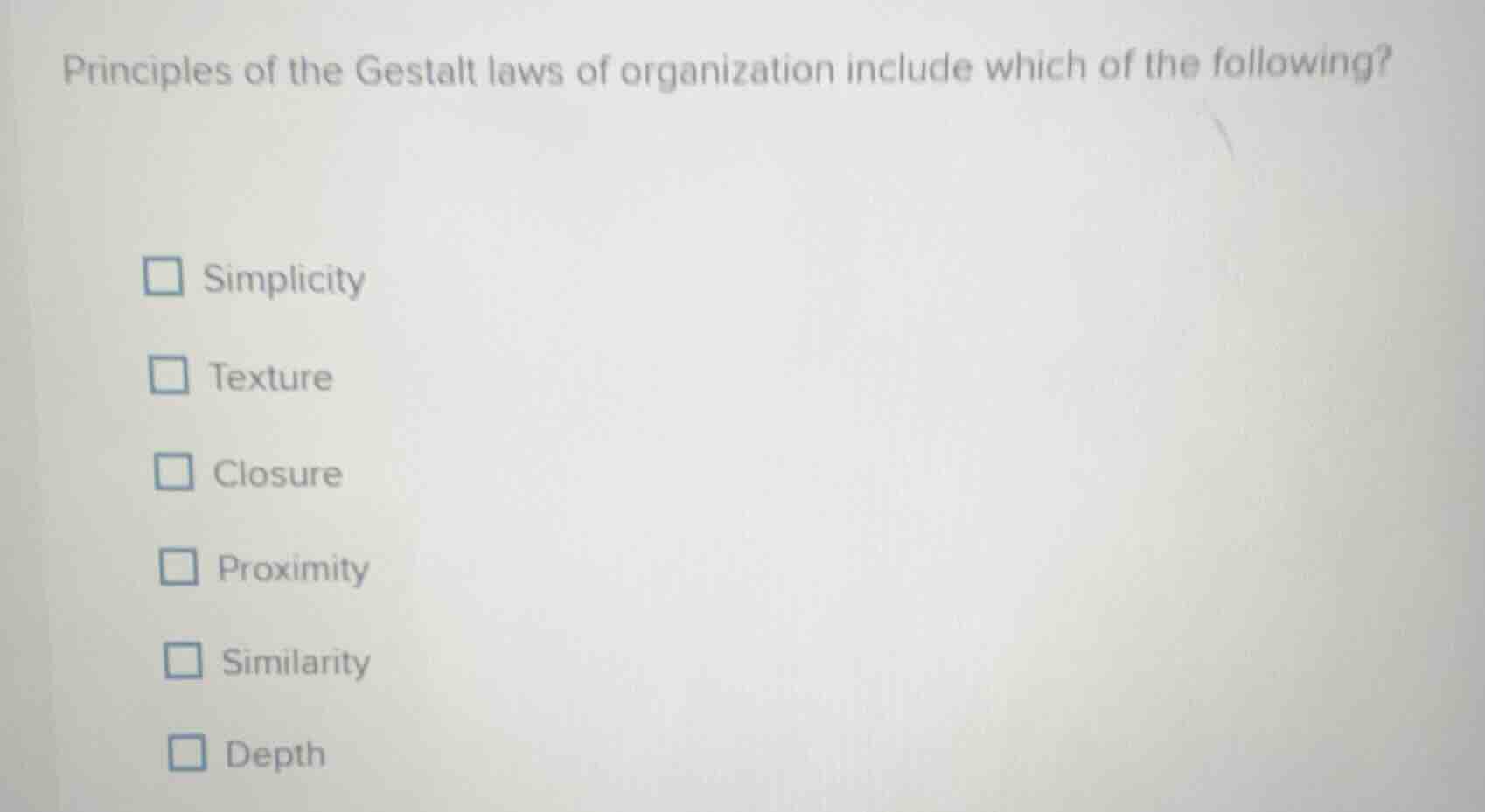principles of the gestalt laws of organization include which of the fol…