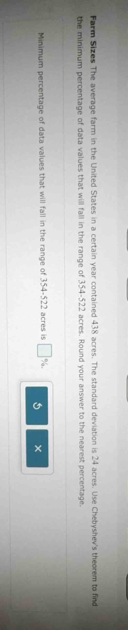 farm sizes the average farm in the united states in a certain year cont…