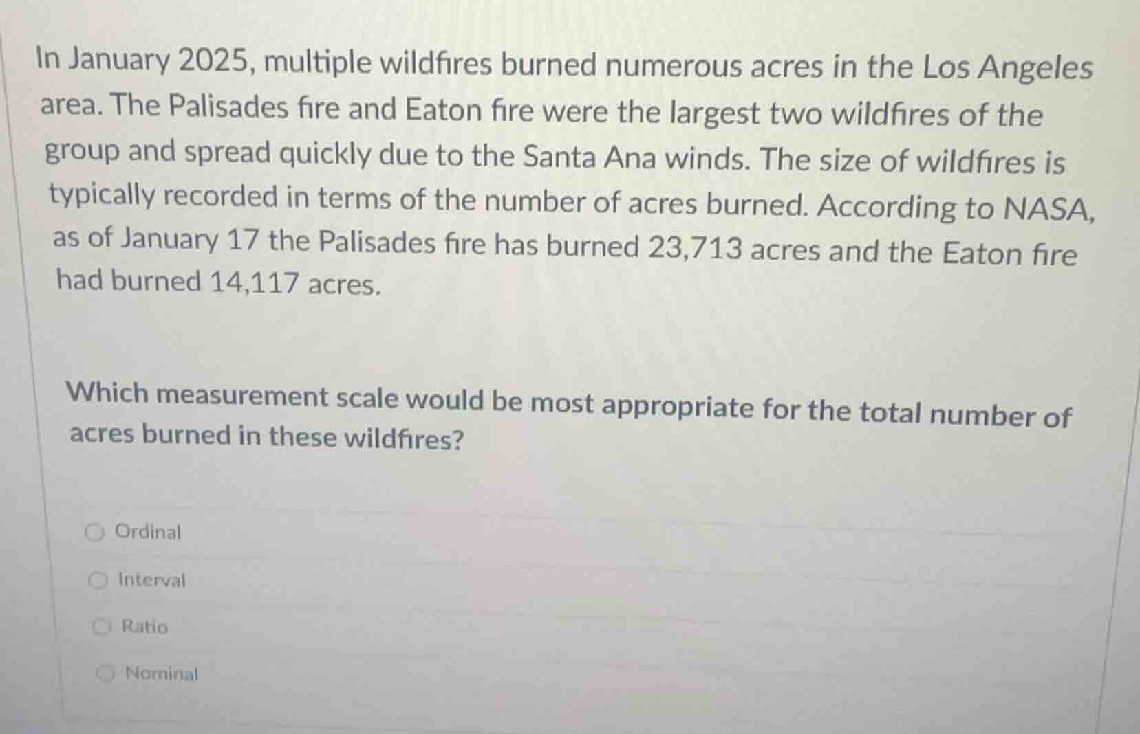 in january 2025, multiple wildfires burned numerous acres in the los an…