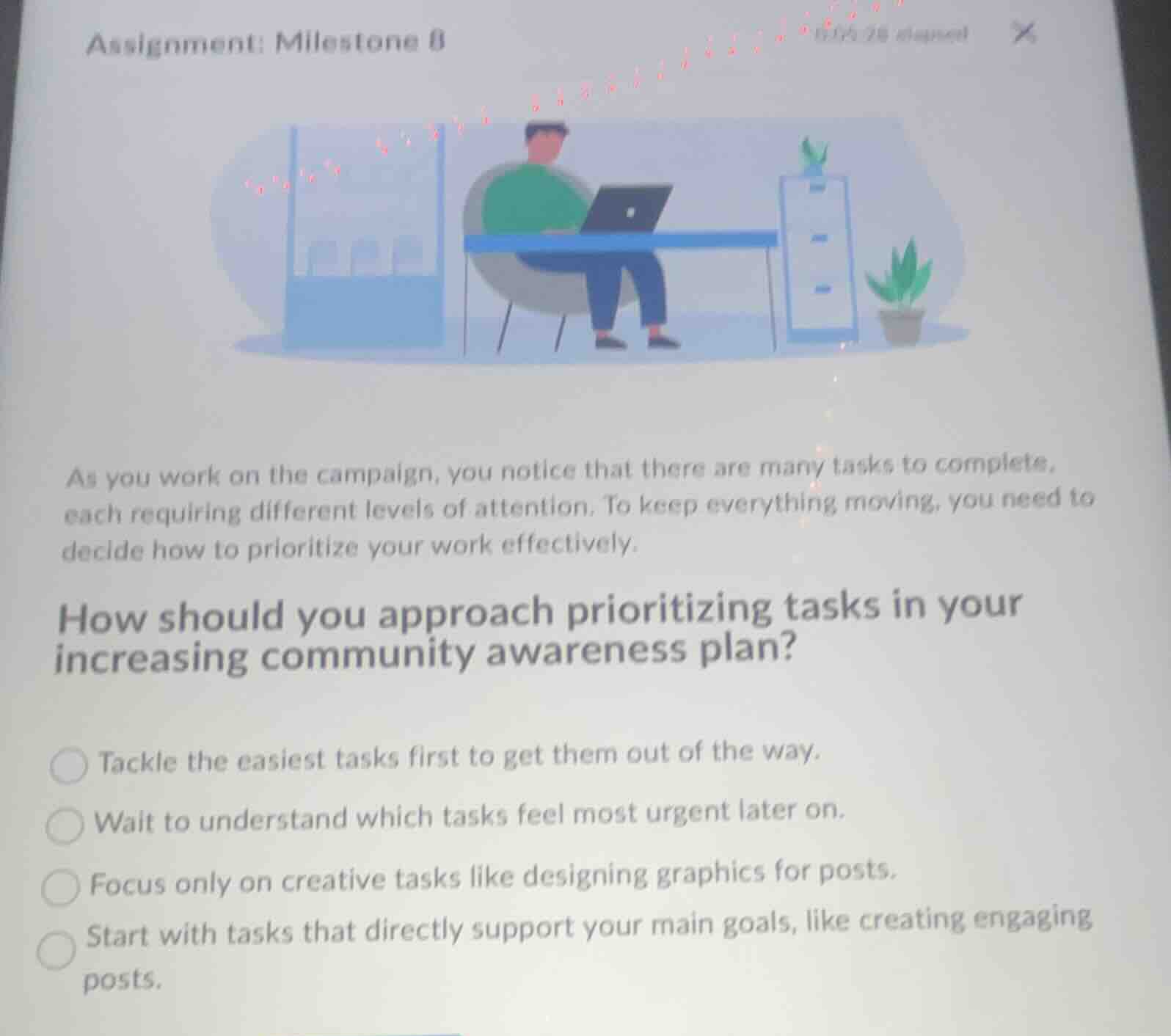 assignment: milestone 8 as you work on the campaign, you notice that th…