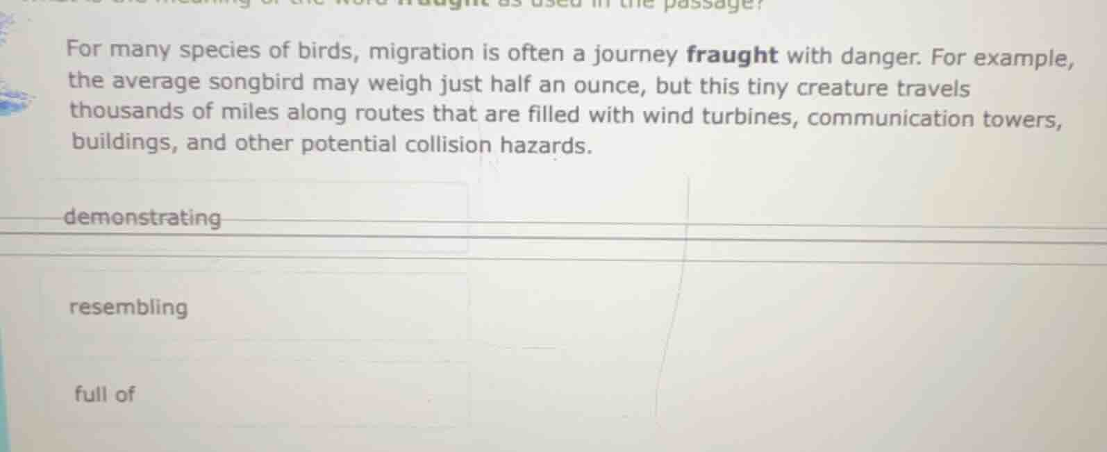 for many species of birds, migration is often a journey fraught with da…