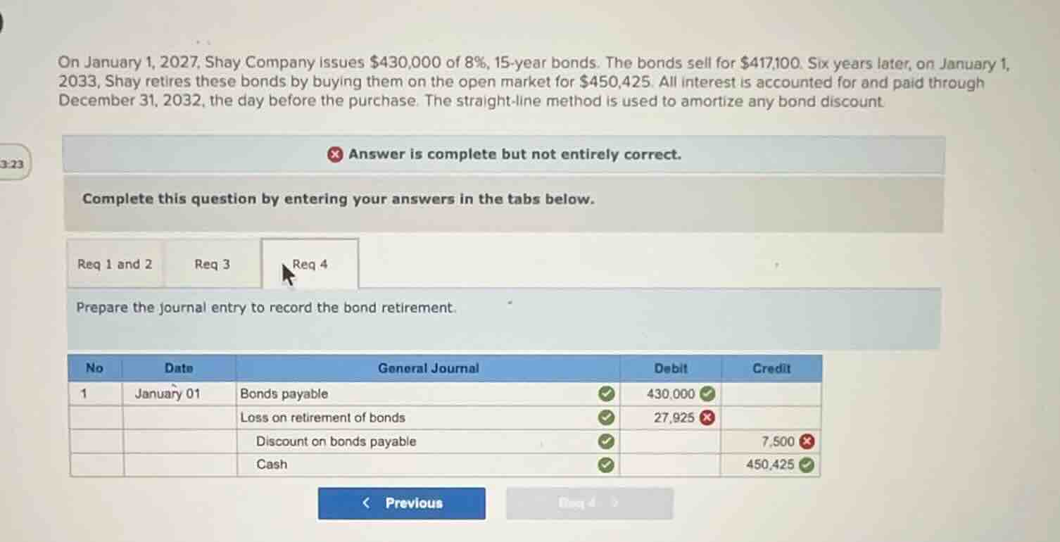 on january 1, 2027, shay company issues $430,000 of 8%, 15-year bonds. …