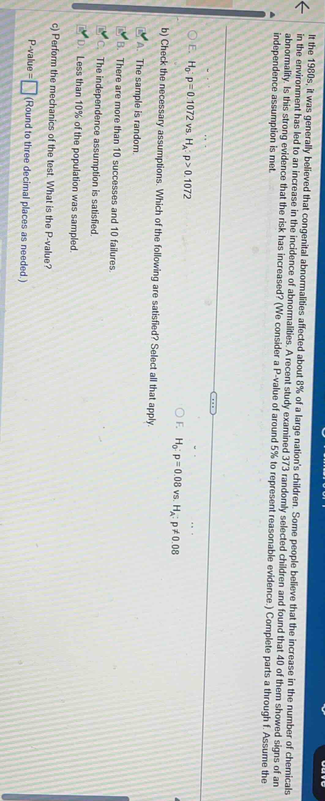 in the 1980s, it was generally believed that congenital abnormalities a…