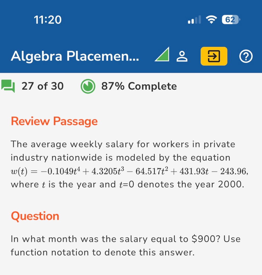 review passage the average weekly salary for workers in private industr…