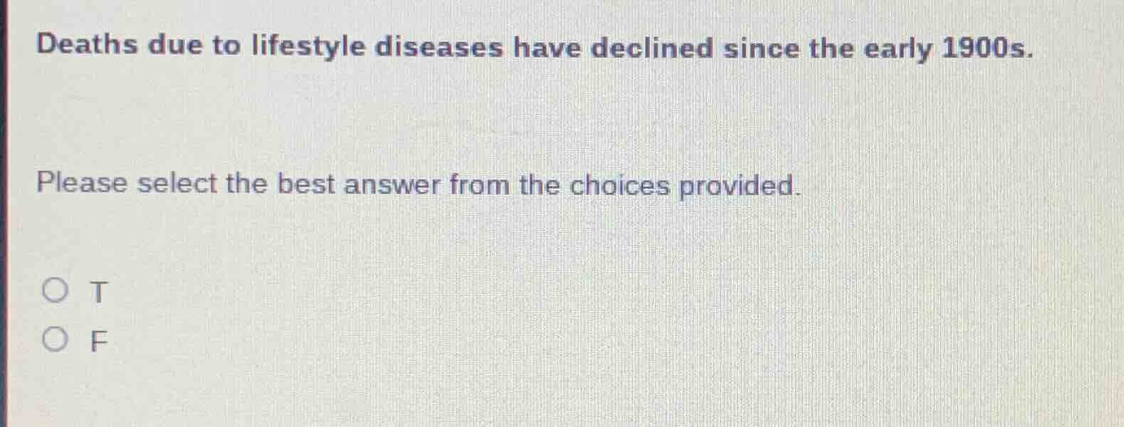 deaths due to lifestyle diseases have declined since the early 1900s. p…